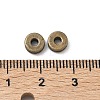 Tibetan Style Flat Round Alloy Spacers Beads TIBEP-S293-070AB-LF-3