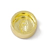 Real 18K Gold Plated Brass Enamel Beads KK-A170-02G-04-2