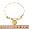 Adjustable Expandable 304 Stainless Steel Bangles BJEW-L704-01G-3