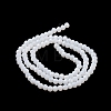 Imitation Jade Glass Bead Strands GLAA-F001-3x2mm-10-3