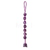 Handmade Natural Amethyst Hanging Ornament PW-WG61146-02-1