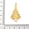 Rack Plating Brass with ABS Imitation Pearls Pendants KK-Q010-07G-3