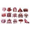 60Pcs Forest Theme Waterproof PET Stickers Set DIY-F149-04D-1