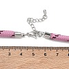 Ployester Core-Wrapped Round Cord Necklace Making KK-CBACFA2-03P-24-3