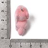 Flocking Opaque Resin Pendants RESI-G123-01N-3