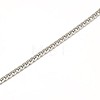 Non-Tarnish 304 Stainless Steel Curb Chain Necklace Making X-STAS-A028-N108P-2