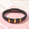 Braided Microfiber Leather Cord Bracelets BJEW-C153-01I-2