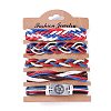 Leather Cord Bracelets Set for Men Women LS-BJEW-C005-02B-1