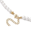 Shell Pearl Necklaces NJEW-JN04862-5