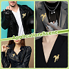 Horse Alloy Lapel Pin Brooches JEWB-WH0020-124-5