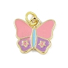 Brass Enamel Pendants KK-B114-13G-1