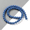 Synthetic Lava Rock Dyed Beads Strands G-H311-08B-09-2