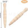 5Pcs Wooden Plant Dibber AJEW-CA0002-41-2