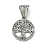 304 Stainless Steel Pendants STAS-D225-11P-1