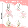ABS Imitation Pearl & Resin Pendant Decorations HJEW-YW00332-3