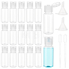 50Pcs Plastic Flip Top Cap Bottles MRMJ-BC0003-56B-1