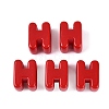 Opaque Acrylic European Beads OACR-M027-01H-06-1