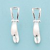 925 Sterling Silver Ice Pick Pinch Bails STER-D035-40A-01S-2