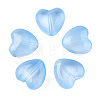 Transparent Spray Painted Glass Beads GLAA-N035-030-C03-1