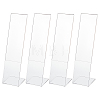 4Pcs Acrylic L Shaped Table Desktop Sign Display Stand ODIS-OC0002-02-1