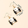 Zinc Alloy Enamel Dangle & Drop Earrings FS-WGC3D93-07-1