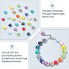 100Pcs Pearlized Handmade Porcelain Beads FIND-FH0005-07-4