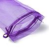 30Pcs 4 Styles Rectangle Organza Bags Jewellery Storage Pouches Wedding Favour Party Mesh Drawstring Gift OP-FS0001-01E-6