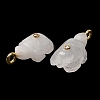 Natural Quartz Crystal Carved Pendants G-H357-03G-14-2
