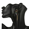 Natural Gemstone Stud Earrings EJEW-JE07286-5