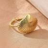 Brass Cuff Rings for Women RJEW-C123-08D-G-3