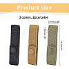 6Pcs 3 Colors Nylon Tactical Molle Straps DIY-BC0009-29-2