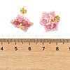 Natural Malaysia Jade Stud Earrings EJEW-MZ00742-01-5