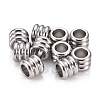 304 Stainless Steel European Beads A-STAS-F250-05P-1