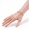 Brass Bar Link Chain Bracelets BJEW-JB06004-5
