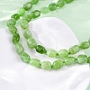 Natural Dyed Malaysia Jade Tumble Stone Nuggets Beaded Long Necklaces for Women NJEW-F340-A07-4