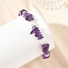 Natural Mixed Stone Chip and Potato Cultured Freshwater Pearl Beaded Bracelets for Women BJEW-JB14280-2