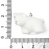 Flocky Opaque Resin Pendants LS-RESI-G105-06C-3