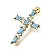 Brass Pave Cubic Zirconia Pendants CU-CBAE7DF-11G-D05-2