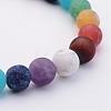 Natural Gemstone Beads Stretch Bracelets BJEW-JB02509-3