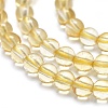 Natural Citrine Beads Strands G-K305-31-E-3