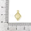 Brass Micro Pave Clear Cubic Zirconia Pendants LS-KK-L238-21G-3