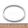 304 Stainless Steel Rhinestone Bangles for Women BJEW-Z092-13P-5