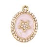 304 Stainless Steel Enamel Pendants STAS-F354-02D-G-1