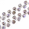 Transparent Glass Beads Strands GLAA-T006-14B-1