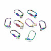 304 Stainless Steel Leverback Earring Findings STAS-N098-005-1