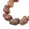 Painted Glass Beads Strands GLAA-Z021-08-2