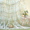 6 Yards Flower Pattern Milk Fiber Mesh Fabric DIY-NB0014-82B-4