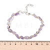 Natural Amethyst Beads Bracelets for Women BJEW-H623-02S-02-5