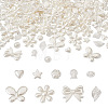 Craftdady 180Pcs 9 Style ABS Plastic Imitation Pearl Beads OACR-CD0001-08-1