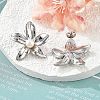 304 Stainless Steel Stud Earrings EJEW-S246-05P-3